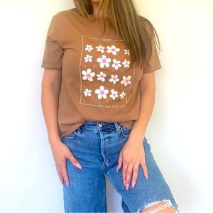 Cotton On Graphic Tee Brown Size Small